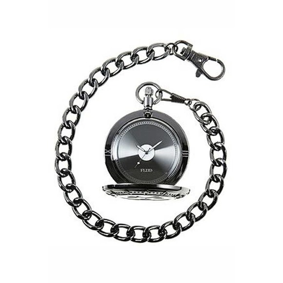 The Melrose Pocket Watch in Gun Metal Men – Gray - Picture 1 of 7